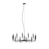 Nowodvorski Lighting Lysekroner|Pendellamper > Lysekrone ORTO B, sort, metal, Ø 103 cm, 12 lyskilder