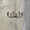 Nowodvorski Lighting Lysekroner|Pendellamper > Lysekrone ORTO, sort, metal, Ø 73 cm, 8 lyskilder