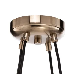 Lucea Lysekroner > Lysekrone Ressa Ø 59 cm messing antik, 4 lyskilder.