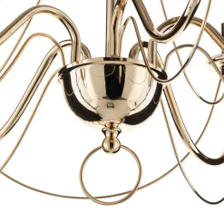 Domiluce Lysekroner > Lysekrone Retro, femarmet 75 cm, guld