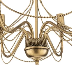 EMIBIG LIGHTING Pendellamper|Lysekroner > Lysekrone Tori 6, 6 lyskilder, guld