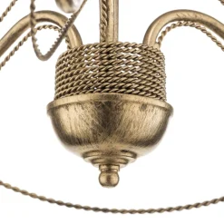Pendellamper|Lysekroner ^ EMIBIG LIGHTING Lysekrone Tori 3, 3 lyskilder, guld
