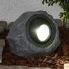 Lindby Dekorationsbelysning|Solcellelamper > Lysende solcellesten Lior med LED