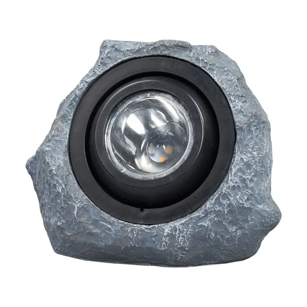 Lindby Dekorationsbelysning|Solcellelamper > Lysende solcellesten Lior med LED