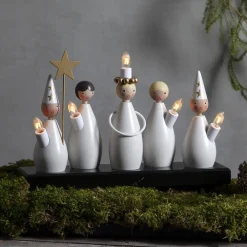 Dekorationsbelysning|Julepynt ^ STAR TRADING Lysestage Lucia-kor