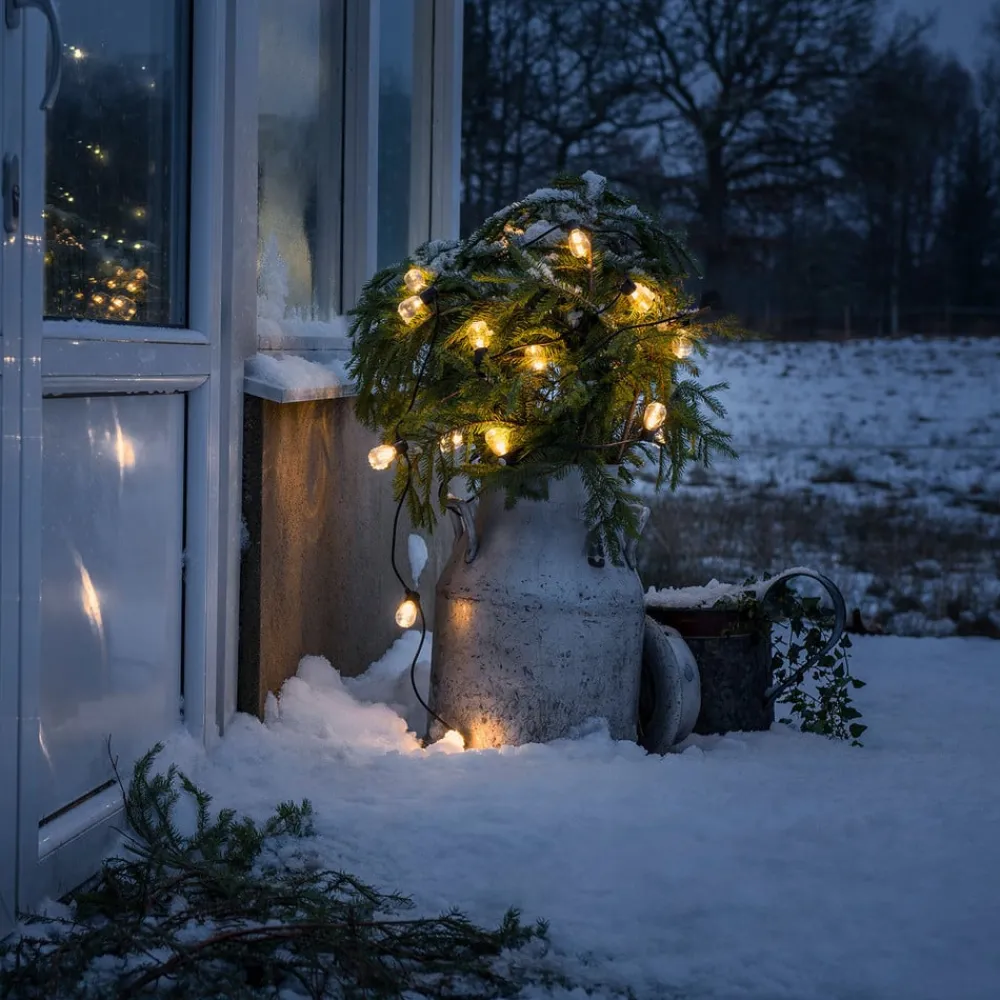 Konstsmide Christmas Dekorationsbelysning > Lyskæder ølhave 40 dråber klar rav