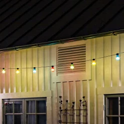 Dekorationsbelysning ^ Konstsmide Christmas Lyskæder til ølhaven 10 farverige LED-pærer