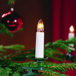 Konstsmide Christmas Julepynt|Julelyskæder > Lyskæde til træ, med 16 lys, 9,1 m, delbart stik