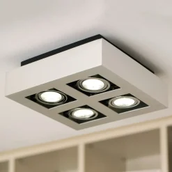 EGLO Spotlights > 4 lyskilder LED-loftlampe Loke