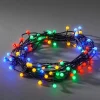 Julepynt|Julelys Udendørs ^ Konstsmide Christmas 80-lys LED lyskæde til udendørs brug, farverig