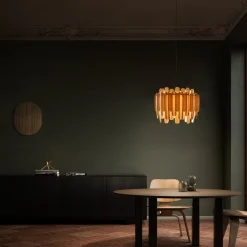 Bæredygtige Lamper ^ LZF LAMPS LZF Maruja pendellampe i træ, bøg