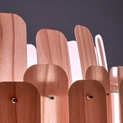 LZF LAMPS Bæredygtige Lamper > LZF Maruja træ-pendellampe, rosa
