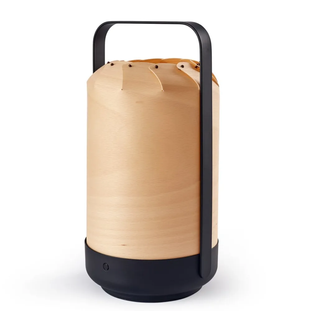 Bæredygtige Lamper ^ LZF LAMPS LZF Mini Chou LED-bordlampe, batteri, bøg