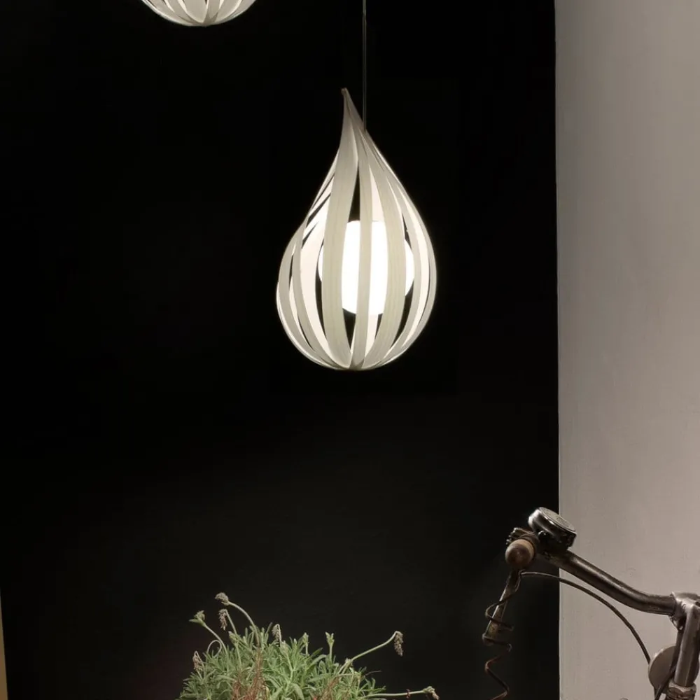LZF LAMPS Bæredygtige Lamper > LZF Raindrop medium hængelampe, elfenben