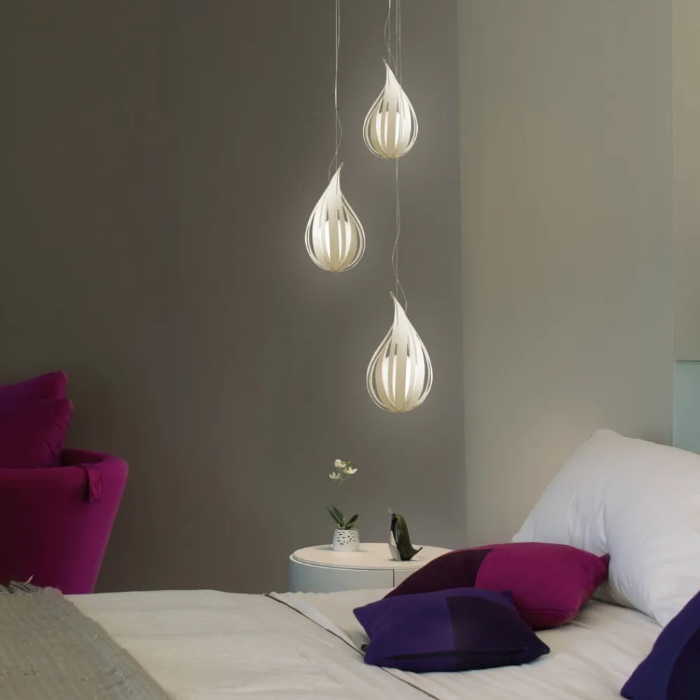 LZF LAMPS Bæredygtige Lamper > LZF Raindrop medium hængelampe, elfenben