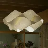 Pendellamper ^ LZF LAMPS LZF Swirl pendellampe sort kabel Ø 54cm elfenben