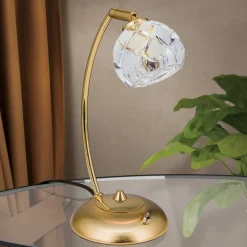 ORION Bordlamper > Maderno bordlampe med blykrystal, guld