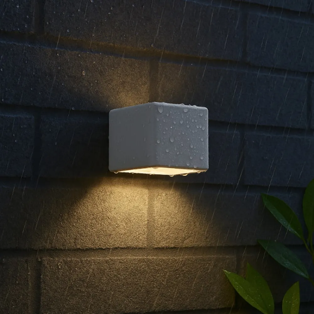 Væglampe Med Sensor|Terrassebelysning ^ FH Lighting Magnetics LED-væglampe, hvid, USB, bevægelsessensor