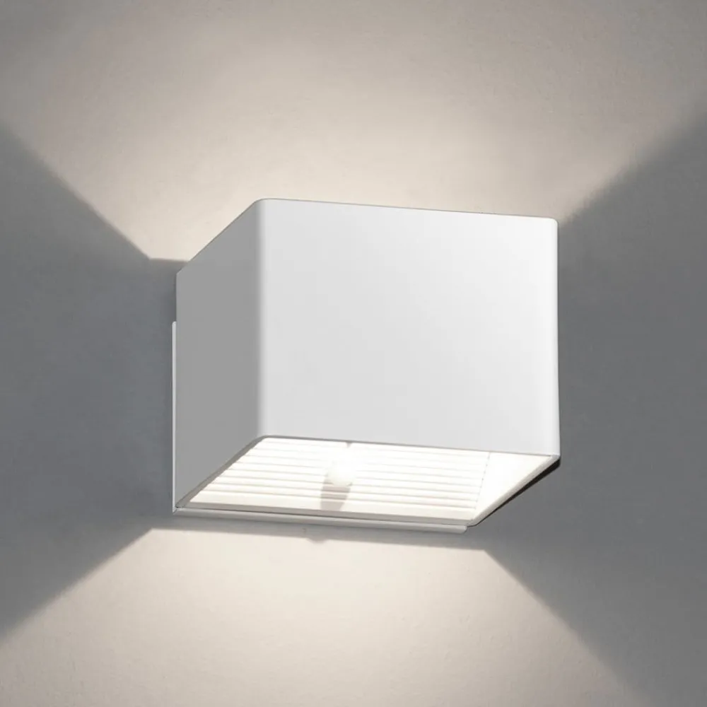 Væglampe Med Sensor|Terrassebelysning ^ FH Lighting Magnetics LED-væglampe, hvid, USB, bevægelsessensor