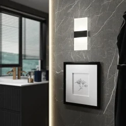 FH Lighting Væglamper|Væglamper > Magnetics LED-væglampe, sort, 22,5 cm høj