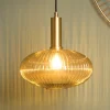 Lucide Pendellamper|Pendellamper > Maloto glas-hængelampe, Ø 30 cm, ravgul