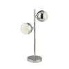 Searchlight Bordlamper > Marbles LED-bordlampe, kromfarvet, glas, 45 cm høj