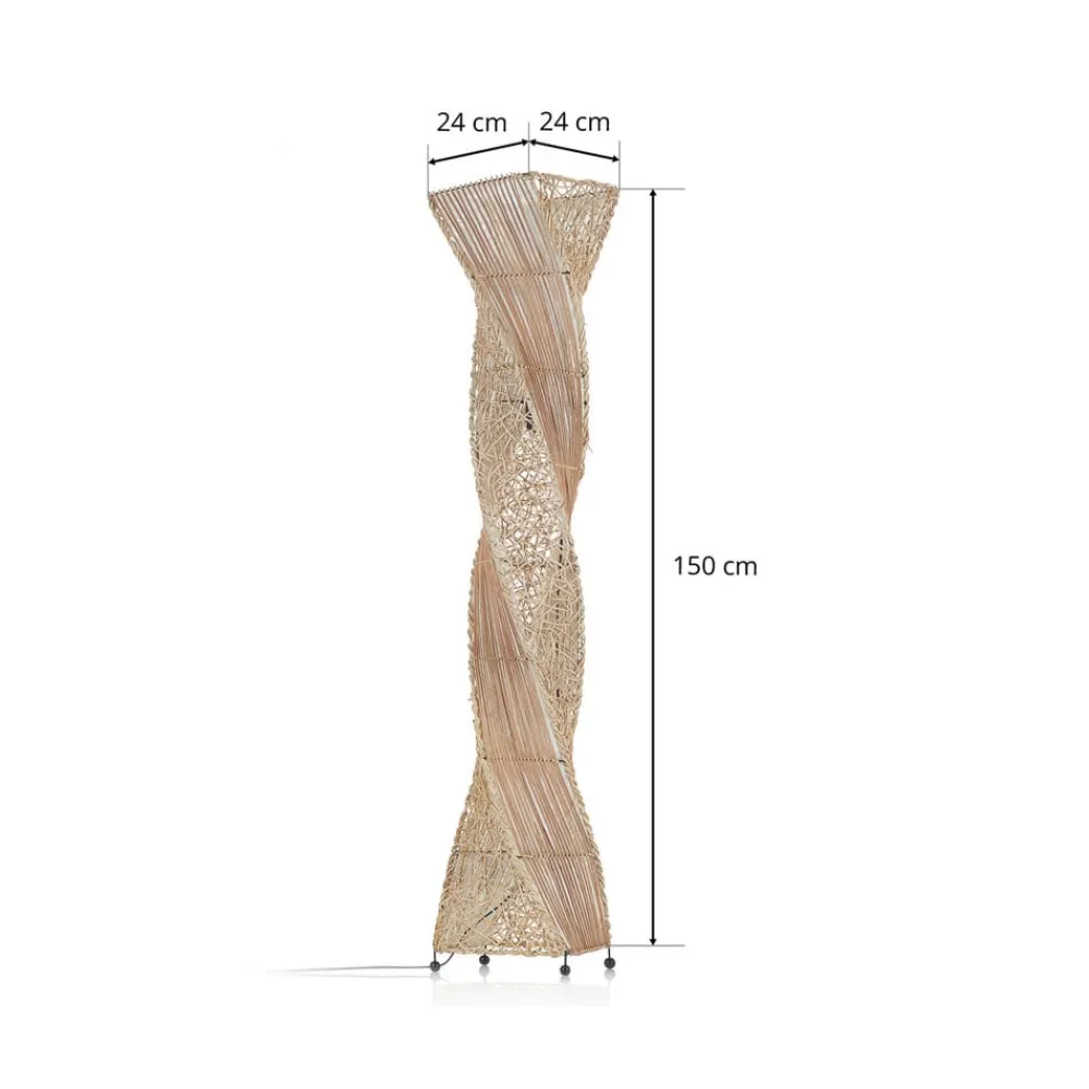 Woru Gulvlamper > Marco gulvlampe, drejet, 150 cm