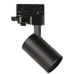 MEGAMAN Skinnesystem > Marco 2 Mini LED-spot, 3-fase skinne, sort, 2.800K