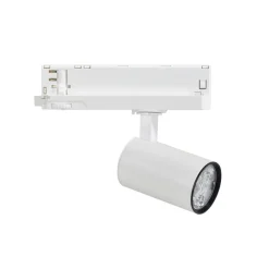 MEGAMAN Skinnesystem > Marco 2 Mini LED-spot, hvid, 2.800 K, 24° / 36°, 3-faset