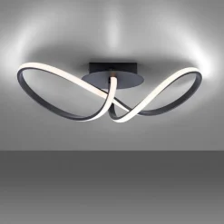 JUST LIGHT. GmbH Loftlamper|Loftlamper > Maria LED-loftlampe, kan dæmpes, sort