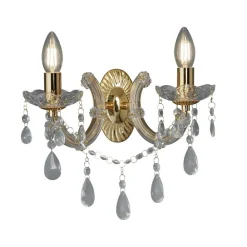 Searchlight Væglamper > Marie Therese væglampe, messing, 2 lyskilder