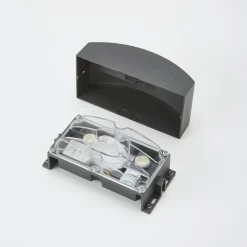 Sokkellamper ^ Lucande Marka LED-udendørslampe, mørkegrå aluminium