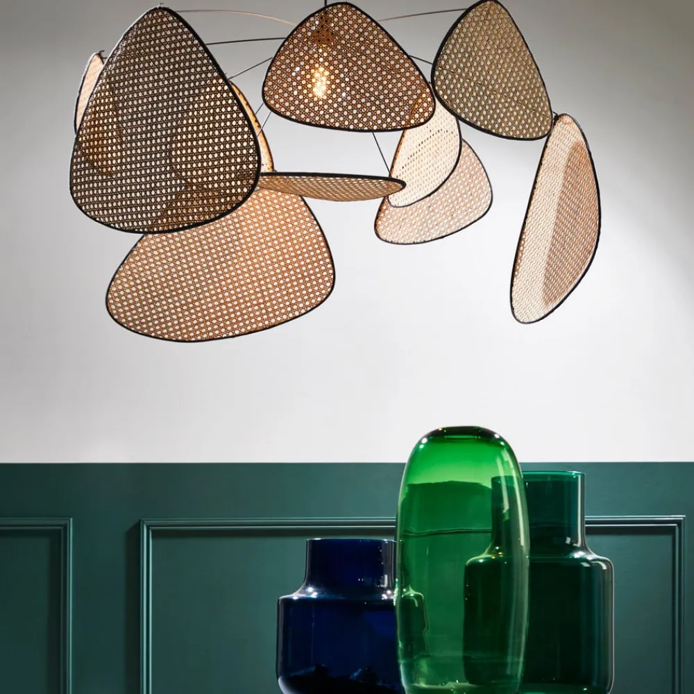 Pendellamper|Pendellamper ^ MARKET SET hængelampe Screen XL, 60 cm, natur, rattan