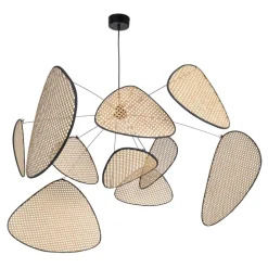 Pendellamper|Pendellamper ^ MARKET SET hængelampe Screen XL, 60 cm, natur, rattan