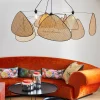 MARKET SET Pendellamper > hængelampe Screen XXL, 90 cm, natur, rattan