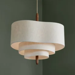 MARKET SET Pendellamper > Pebble tekstil-hængelampe creme Ø 58 cm
