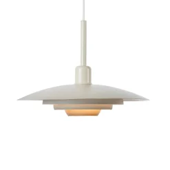 Markslöjd Pendellamper > Hængelampe Piny, beige, Ø 35 cm, metal, E27