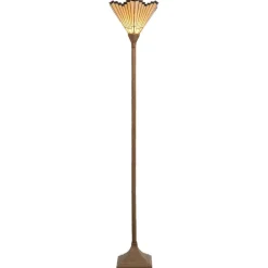 Clayre&Eef Gulvlamper > Marla - gulvlampe i Tiffany-stil