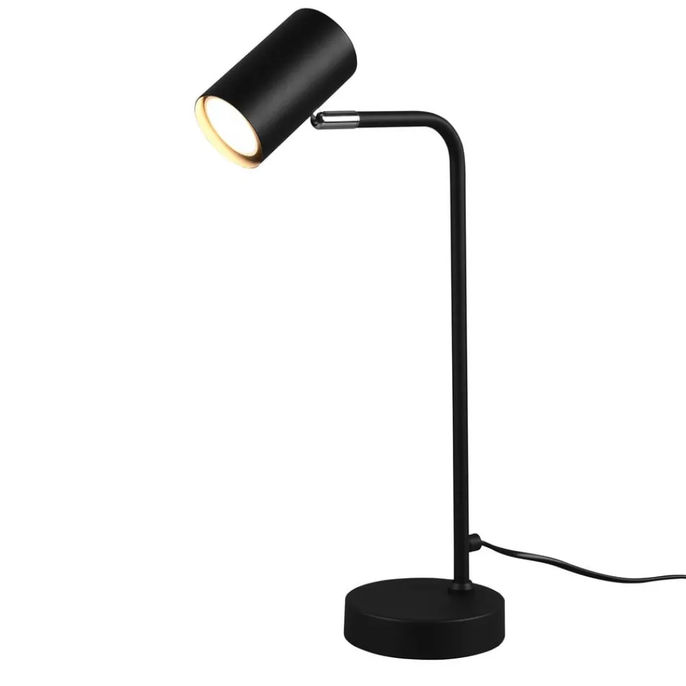Trio Lighting Arbejdsrum/Kontor|Bordlamper > Marley bordlampe, sort, højde 45 cm, metal