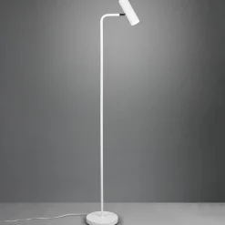 Trio Lighting Gulvlamper|Gulvlamper > Marley gulvlampe, hvid, højde 151 cm, metal