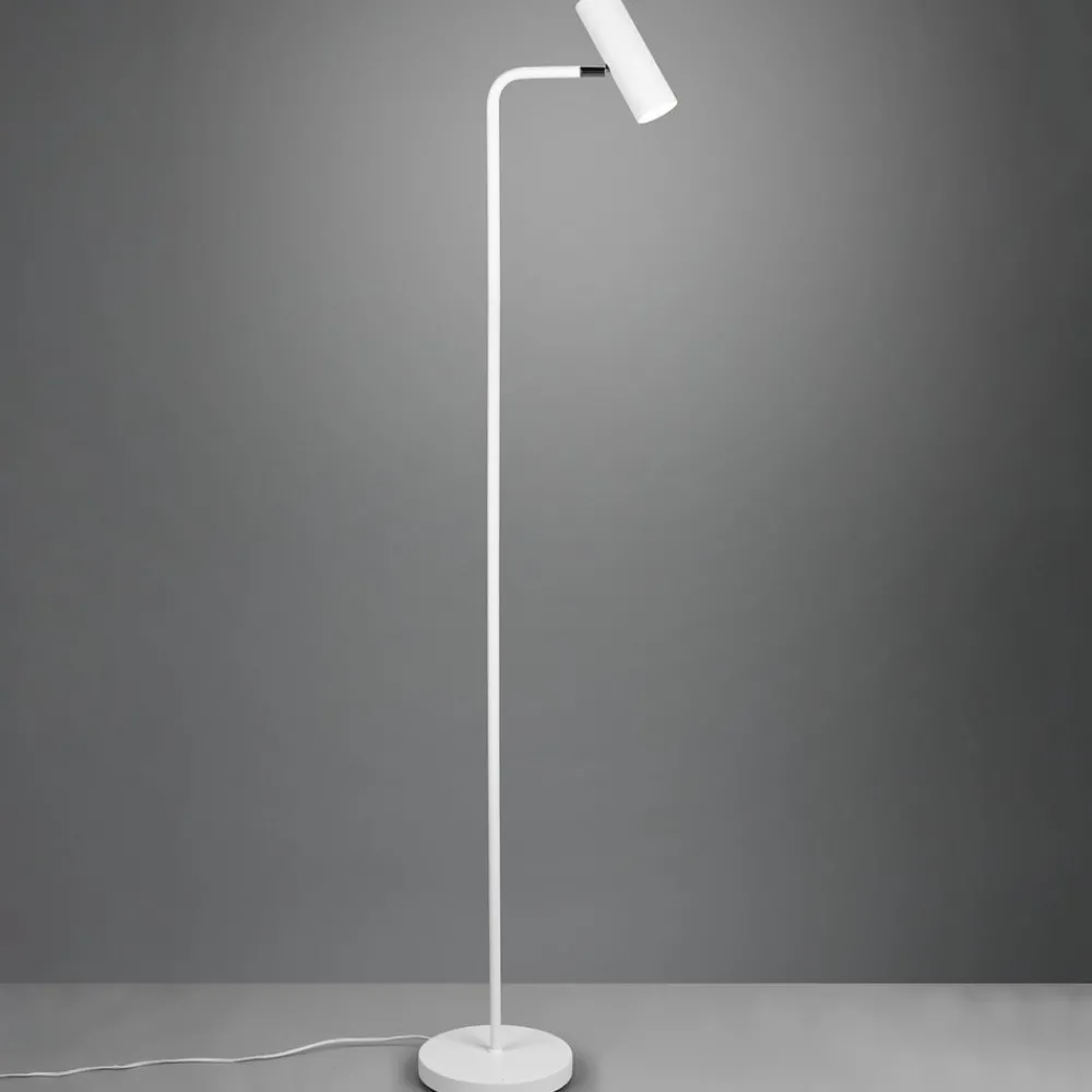 Trio Lighting Gulvlamper|Gulvlamper > Marley gulvlampe, hvid, højde 151 cm, metal
