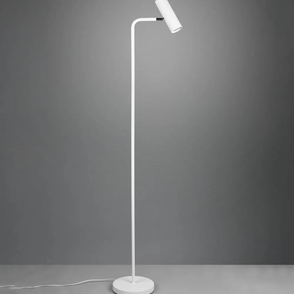 Trio Lighting Gulvlamper|Gulvlamper > Marley gulvlampe, hvid, højde 151 cm, metal