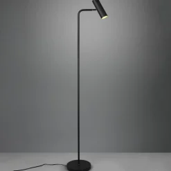 Trio Lighting Gulvlamper|Gulvlamper > Marley gulvlampe, sort, højde 151 cm, metal
