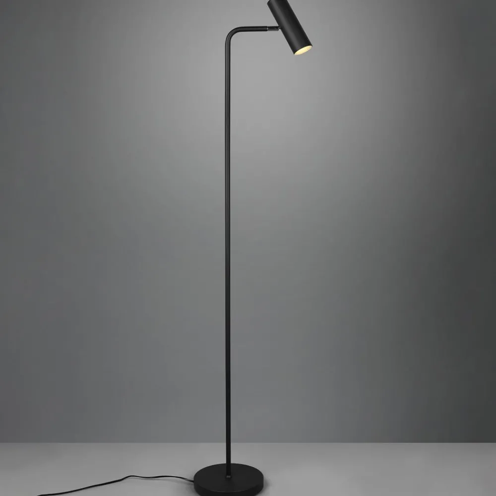 Trio Lighting Gulvlamper|Gulvlamper > Marley gulvlampe, sort, højde 151 cm, metal
