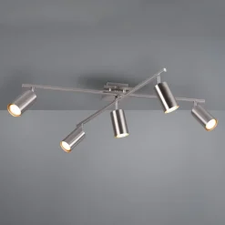 Trio Lighting Loftlamper|Spotlights > Marley loftspot, mat nikkel 5 lyskilder