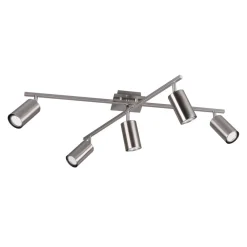 Trio Lighting Loftlamper|Spotlights > Marley loftspot, mat nikkel 5 lyskilder