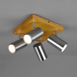 Trio Lighting Loftlamper|Spotlights > Marley loftspot, mat nikkel, 4 lyskilder