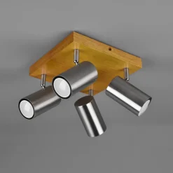 Trio Lighting Loftlamper|Spotlights > Marley loftspot, mat nikkel, 4 lyskilder