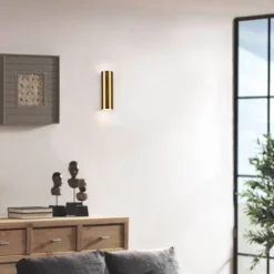 Trio Lighting Gang|Pendellamper > Marley væglampe, antik messing, Up & Down