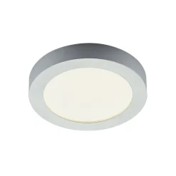 Loftlamper ^ Arcchio Marlo LED-loftlampe sølv 3000K rund 25,2cm